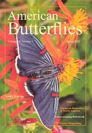 Volume 10:  Number 1 Spring 2002 issue of American Butterflies